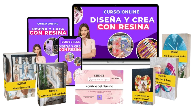 Diseña y crea con resina